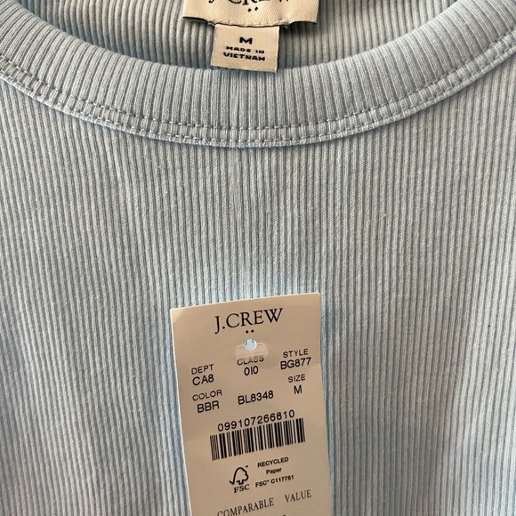 BRAND NEW- J. Crew tank top, size M - Picture 3 of 3